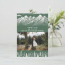Recherche de vert forêt 11x16 invitations Simple