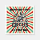 Recherche de carnaval serviettes Fête d'anniversaire au cirque