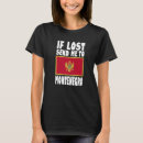 Recherche de le monténégro tshirts Drapeau