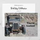 Recherche de voiture abandonnée cartes invitations Rouillé