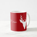 Recherche de caribou de noël tasses Rouge