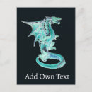 Recherche de créatures mythologiques vœux cartes Dragon