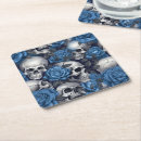 Recherche de skull dessous de verres Vintage