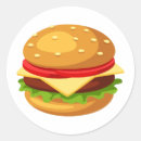 Recherche de hamburger autocollants Laitue