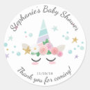 Recherche de visage rond autocollants Licorne