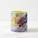 Recherche de rouge bleu et jaune tasses Peinture