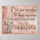 Recherche de tentation posters Illustration