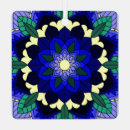 Recherche de mandala bleu ornements Mandalas