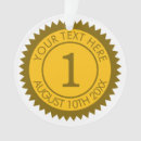 Recherche de gagnant ornements Médaille d'or