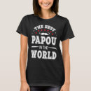 Recherche de meilleur papou monde tshirts Papa