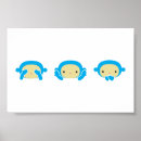 Recherche de singe de kawaii posters Singes