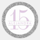 Recherche de quinceanera autocollants Parties scintillant