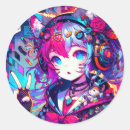 Recherche de oreilles de chat autocollants Anime