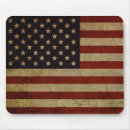 Recherche de drapeau américain vintage tapis souris Étoiles et rayures
