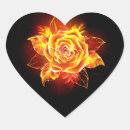 Recherche de flamme orange autocollants Fleur