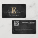 Recherche de monogramme e cartes visite Minimaliste