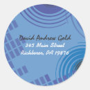 Recherche de bleu électrique autocollants Musique