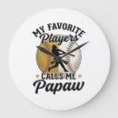 Recherche de joueurs de baseball horloges Anniversairepapa
