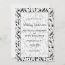 Recherche de motif de feuille invitations Feuilles