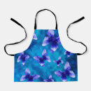 Recherche de papillon bleu tabliers Jeune fille