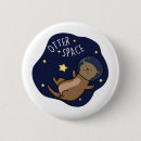 Recherche de loutre mignonne badges Toute personne