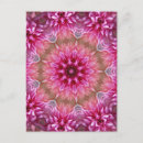 Recherche de motif mandala cartes postales Violet