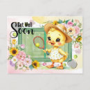 Recherche de bon rétablissement cartes postales Guérison