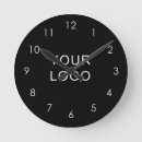Recherche de votre logo ici horloges Cadeau d'entreprise