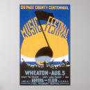 Recherche de music festival posters Vintage