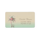 Recherche de palm tree wedding étiquettes adresse retour Été