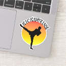 Recherche de sport de combat autocollants Kickboxing