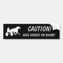 Recherche de cheval course voiture autocollants Harnais