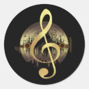 Recherche de piano vintage autocollants Notes de musique