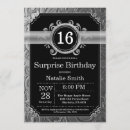 Recherche de surprise 16ans anniversaire invitations Fête d'anniversaire surprise