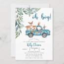 Recherche de jungle baby shower garçon invitations Animaux de safari mignons