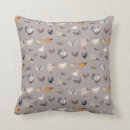 Recherche de poulet coussins Aquarelle