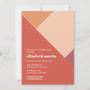 Recherche de blocs de couleur invitations Terre cuite