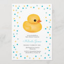 Recherche de duck baby shower invitations Canard en caoutchouc