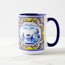 Recherche de fleurs de mosaïque tasses Vintage