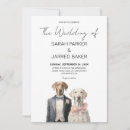 Recherche de de chien mariage invitations Mignon