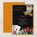 Recherche de de nuit de casino anniversaire invitations Parti