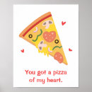 Recherche de pizza mignonne posters Fromage