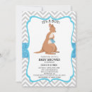 Recherche de kangaroo baby shower invitations Bébé