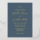 Recherche de bleu foncé invitations Minimaliste