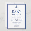 Recherche de ancre bleue invitations Garçon
