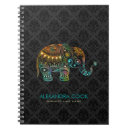 Recherche de éléphants carnets Rétro