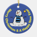 Recherche de givré ornements Bonhomme de neige