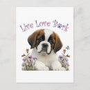 Recherche de chien de st bernard cartes postales Chiot