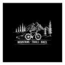 Recherche de cycliste posters Montagne