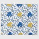 Recherche de anniversaire safari jungle papier cadeau Bleu